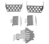 QAWRYV RC Modifications Spare For TRX4 1/10 Metal Stainless Steel For Chassis Axle Protector Anti-skid Plate Remote Control Crawler Upgrade Parts Accessories
