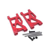 QAWRYV RC Parts For WLtoys 144010 144001 144002 124016 124017 124018 124019 1/14 Metal Front For Swing Arm RC Car Upgrade Repairs Parts(Red)