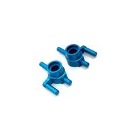 QAWRYV RC Steering Cup For MINI Q 1/28 2Pcs Metal Rear Wheel Cup RC Car Off Road And Trucks Tracked Vehicles Parts And Accessories Upgrade Replacement And Use(Blue)