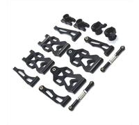 QAWRYV RC Steering Cup For SCY For JJRC Q130 1/16 14Pcs Metal Steering Cup Front And Rear Arms Remote Control Car Parts And Accessories Upgrade Replacement Use(Black)