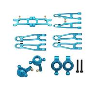 QAWRYV RC Steering Cup For SG1603 For SG1604 UD1601 UD1602 SG-1603 SG-1604 Metal Steering Cup Upper Lower For Swing Arm Set RC Car Parts And Accessories Replacements(Blue)