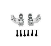 QAWRYV RC Steering Cup For UD GR M16 1/16 Metal Front Steering Cup Remote Control Car Tracked Vehicles Parts And Accessories Upgrades And Replacements Use(Silver)