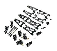 QAWRYV RC Steering Cup For UD UD1201 UD1202 UD-12pro 1/12 Metal Front Rear Cup Lower Upper For Swing Arm Steering Group Rod RC Car Parts Replacement Upgrade Use(Black)