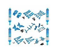 QAWRYV RC Steering Cup For UD1201 UD1202 Pro 1/12 Metal Steering Cup Shock Absorber Suspension Arm Shock Tower Link Kit RC Car Parts And Accessories Replacement(Blue)