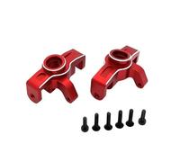 QAWRYV Rc Steering Cup Parts For Hyper GO For MJX 14211 OP 1/14 Metal Front Steering Cup Rc Model Crawler Car Truck For Buggy Upgrade Parts Accessories(Red)