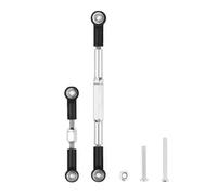 QAWRYV Rc Steering Linkage For WPL 1/16 B-1 B16 B24 C-14 C24 Servo Steering Pull Rod RC Military Truck Upgrade Parts Accessories(Black)