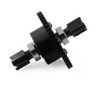 QAWRYV RC Upgrades Models For Arrma 1/8 6S For Kraton For Typhon For Outcast For Talion 52T Center Differential Assembly Models Medium Carbon Steel Part(Black,B)