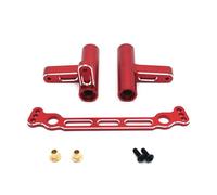QAWRYV RC Upgrades Models For FS For ATOM SHARKS Leopard For FOCUS 6S 1/8 Metal Steering Group Assembly RC For Racing For TANK Car Upgrade Parts Accessories(Red)