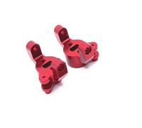 QAWSED Compatible With HBtoys ZP1001 ZP1002 ZP1003 ZP1004 ZP1006 ZP1008 1/10 RC Car Upgrade Parts Metal CNC Front Axle C-type For Seat RC Car Accessories(Red)