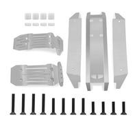 QAWSED For Traxxas For XRT 8S 4WD 1/6 RC Truck For Buggy Upgrade Parts Stainless Steel For Chassis Armor Skid Plate Guard Protect Set RC Car Accessories