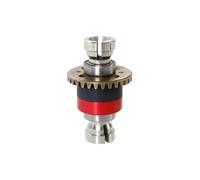 QAWSED RC Car Accessories Compatible With Arrma 1/18 For Granite For Grom For Mini For Mojave For GROM 1/14 RC Car Parts Metal Differential(Red A)