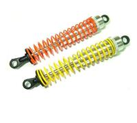 QAWSED RC Car Accessories Compatible With Henglong 3851-2 Mad 1/10 Rc Truck Parts 2pcs Metal Hydraulic Absorber