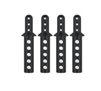 QAWSED RC Car Accessories Compatible With HSP 188037 For Exceed EP For Infinity For Redcat For Volcano 94111 1/10 RC For Monster Truck 4pcs Body Post 08007 108037(Black)