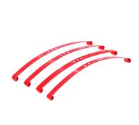 QAWSED RC Car Accessories Compatible With Super 4WD TF2 1/10 RC Car Upgrade Parts Accessories 4pcs Soft Steel Front And Rear Axle Shock Absorber For Leaf Springs