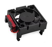 QAWSED RC Car Accessories Compatible With TRAXXAS For Slash For Rally For Bandit For Stampede RC Car Upgrade Parts Accessories ESC Cooling Plastic Fan 3340(Black)