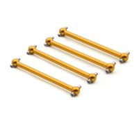 QAWSED RC car Components Compatible With A979 A949 A959 K929 For Himoto E18 Spino For HSP 1/18 RC Car Parts Reinforcement Metal Dog Bones 07 Four UDS(Yellow)