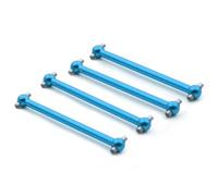 QAWSED RC car Components Compatible With A979 A949 A959 K929 For Himoto E18 Spino For HSP 1/18 RC Car Parts Reinforcement Metal Dog Bones 07 Four UDS(Blue)
