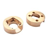QAWSED RC car Components Compatible With Absima CR3 4 For SHERPA For KHAMBA CR1 8 For Yucatan 1/10 RC Crawler Upgrade Parts Brass Balance Weight 110G 2 4Pcs