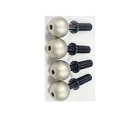 QAWSED RC car Components Compatible With ARRMA 6S For BLX 1/8 1/7 RC Car Upgrade Parts High Strength 7075-T6 Aluminum Steel Pivot Ball Replaces OEM