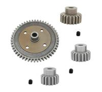 QAWSED RC car Components Compatible With ARRMA For Felony 6S FIRETEAM TLR Tuned 1/7 1/8 RC Car Parts Spur Gear 46T With Pinion 16T 18T 20T