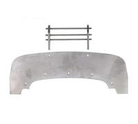 QAWSED RC car Components Compatible With ARRMA For Felony For Infraction For Limitless 1/7 RC Car Parts Metal For Chassis Protection Skid Plate Front Bumper(Bumper)