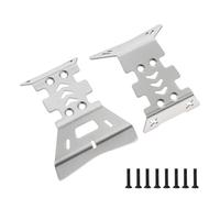 QAWSED RC car Components Compatible With ARRMA For Gorgon 1/16 RC Cars Upgrades Parts Stainless Steel For Chassis Protection Skid Plate