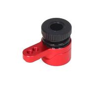 QAWSED RC car Components Compatible With Arrma For Granite For Grom For Typhon For LOSI For LMT 1/18 RC Car Parts Metal Servo Arm Saver Set 25T(Red)
