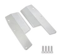 QAWSED RC car Components Compatible With ARRMA For KRATON 6S EXB TRUCK ARA8708V6 1/8 RC Car Parts Stainless Steel Rear Swingarm Mudguard Fender 1 Set