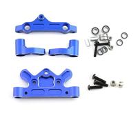 QAWSED RC car Components Compatible With Arrma For KRATON 8S For Outcast 1/5 RC Car Upgrade Parts Metal Steering Assembly Bellcrank And Top Plate(Blue)