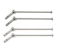 QAWSED RC car Components Compatible With Arrma For KRATON For Outcast For Notorious 1/8 RC Car Upgrade Parts Steel Front Rear Drive Shaft CVD(Silver)