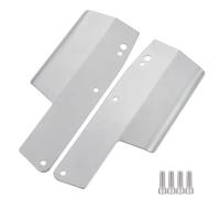 QAWSED RC car Components Compatible With ARRMA For Kraton For Outcast For Notorious Fireteam For Rock 1/7 1/8 RC Car Parts Stainless Steel Rear Mud Guards