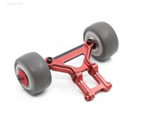 QAWSED RC car Components Compatible With Arrma For Kraton For Typhon For Talion 1/8 RC Car Upgrade Replacement Parts Accessories Metal Wheelie Bar(Red)