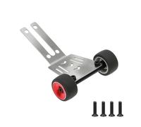 QAWSED RC car Components Compatible With ARRMA For Mini For Kraton 3S 1/16 RC Car Upgrade Parts Replacement Accessories Stainless Steel Bearing Wheelie Bar(Red)