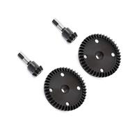 QAWSED RC car Components Compatible With Arrma For Mojave For Kraton For Notorious 6S 1/7 1/8 RC Car Parts 2 Set Main Diff Gear 43T And Input 10T