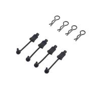 QAWSED RC car Components Compatible With ARRMA For Senton For Granite For Rock For Vorteks 1/10 RC Car Upgrade Parts 4Pcs Body Clips AR390165