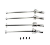QAWSED RC car Components Compatible With Arrma For Typhon 6S For Infraction For Limitless For BLX 1/8 1/7 RC Car Parts Front And Rear Drive Shaft CVD(Silver)