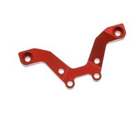 QAWSED RC car Components Compatible With ARRMA For Typhon For Grom Mega 380 1/18 RC Car Parts 7075 Aluminum Front Damper Plate Front Shock Absorber Bracket(Red)