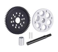 QAWSED RC car Components Compatible With Axial For SCX10 II For Vanquish VS4-10 1/10 RC Crawler Upgrade Parts 56T 32P Spur Gear Slipper Eliminator Set
