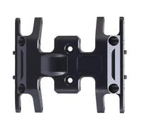 QAWSED RC car Components Compatible With Axial For SCX24 For Gladiator For JLU For Bronco 1/24 RC Crawler Car Upgrade Parts Center Gearbox Mount Base Skid Plate(Black)
