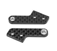 QAWSED RC car Components Compatible With Kyosho MP11 1/8 RC Car Upgrade Parts Accessories Carbon Fiber Pattern Steering Arm IF729 TO-314-MP11