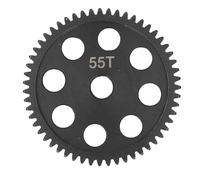 QAWSED RC car Components Compatible With Losi For Mini B For T 1/16 RC Car Upgrade Parts Replacement Accessories Metal Spur Gear 55T Mod 5 No Prep Drag 2158