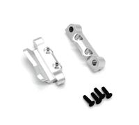 QAWSED RC car Components Compatible With LOSI Micro-B 1/24 RC Car Upgrade Parts Metal Rear Axle Baffle Rear Arm Vibration Damping Component(Silver)