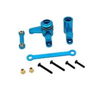 QAWSED RC car Components Compatible With MJX 12212 1/12 RC Car Upgrade Parts Modification Spare Replacement Accessories Metal Steering Component P12430(Blue)