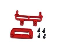 QAWSED RC car Components Compatible With MJX 12212 1/12 RC Car Upgrade Parts Replacement Accessories Metal Front And Rear Shell Pillars P12281 P12282(Red)