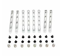 QAWSED RC car Components Compatible With MN For Tank 300 For MN168 For MN78 1/12 RC Cars Upgrades Parts Metal For Chassis Fixed Tie Rod(Silver)