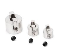 QAWSED RC car Components Compatible With RC Electric Boat Model Upgrade Parts 10Pcs 3/4/5mm Stainless Steel Drive Dog Shaft Crutch Connector Paddle Fork