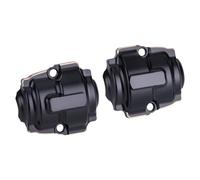 QAWSED RC car Components Compatible With Redcat For Ascent-32 1/32 RC Car Upgrade Parts Replacement Accessories 2pcs Black Brass Diff Covers