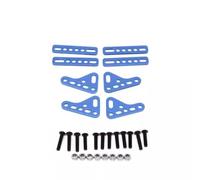 QAWSED RC car Components Compatible With SCX10 For TRX4 For TRX6 1:8 1:10 Scale RC Upgrades Parts Modification Spare Multi-Color Dual Shock Mounts(Blue)
