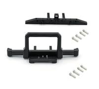 QAWSED RC car Components Compatible With Traxxas For TRX4 For Defender 1/10 RC Crawler Car Upgrade Parts Metal Front And Rear Bumper With Winch Mounting For Seat