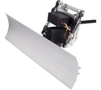 QAWSED RC car Components Compatible With TRX4 For SCX10 II For Redcat Gen8 1/10 RC Car Upgrade Parts Aluminum Snow Shovel Snow Plow Kit With Two Servo Motors(Silver)